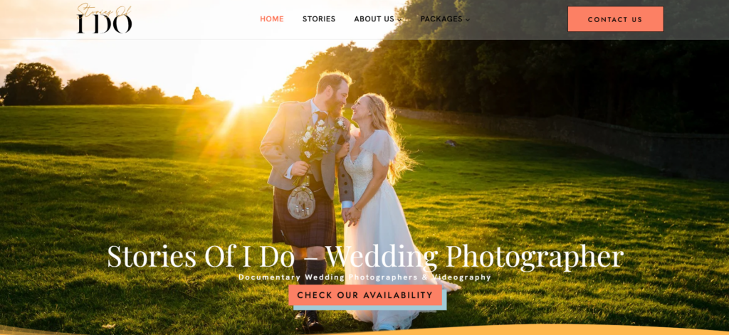 Stories of I Do homepage