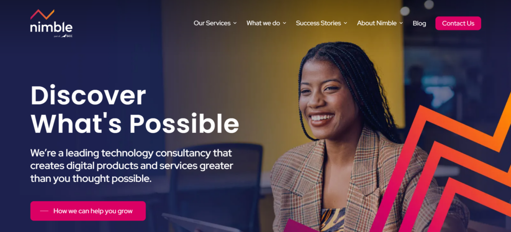 Nimble Approach homepage